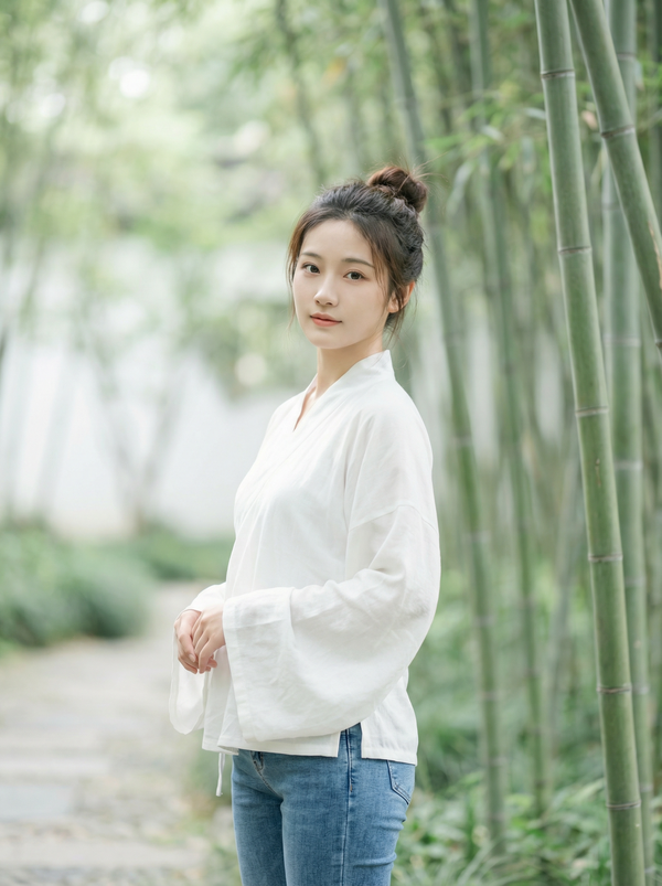 鲍鱼tv视频演示-国风竹林意境视频拍摄教程